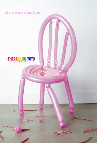 la chaise rose bonbon